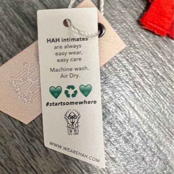 NWT We are HAH Free People Wired Bra 30-38A 30A 32A 34A 36A 38A Blood Orange Red - Picture 12 of 14